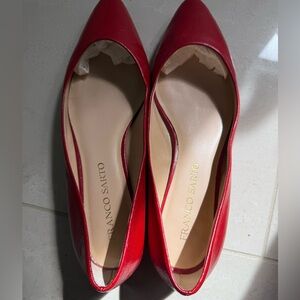 Franco Sarto Vibrant Red Flats